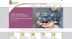 Desktop Screenshot of 5com.fr